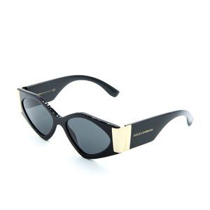 NEW DOLCE&GABBANA DG4396 501/87 BLACK GREY AUTHENTIC SUNGLASSES W/CASE 55-17-140